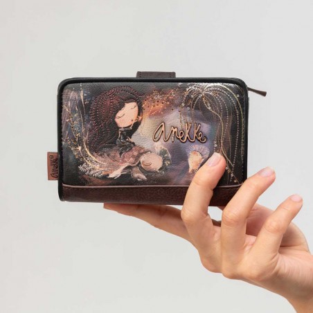 Anekke | Portefeuille compact femme "Dreamverse" | Porte-cartes et monnaie original pas cher