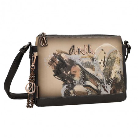 Anekke | Sac bandoulière 3 cpts "Wings" | Sac femme porté épaule croisé avec poches style original