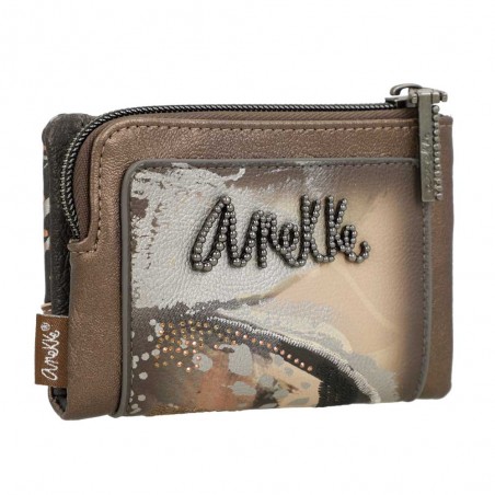 Anekke | Portefeuille souple "Wings" XS | Porte-cartes et monnaie petit format pas cher