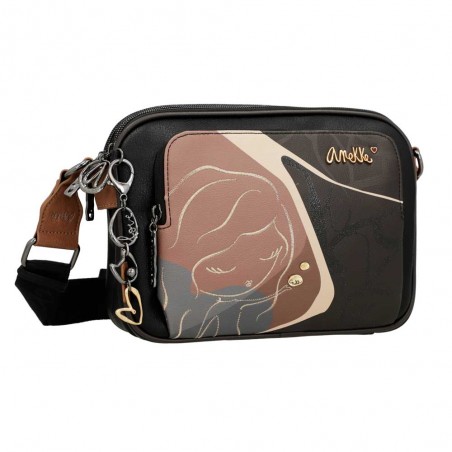 Anekke | Sac bandoulière 3 cpts "Heartbeat" | Sac femme porté croisé original