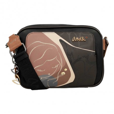 Anekke | Sac bandoulière 3 cpts "Heartbeat" | Sac femme porté croisé original