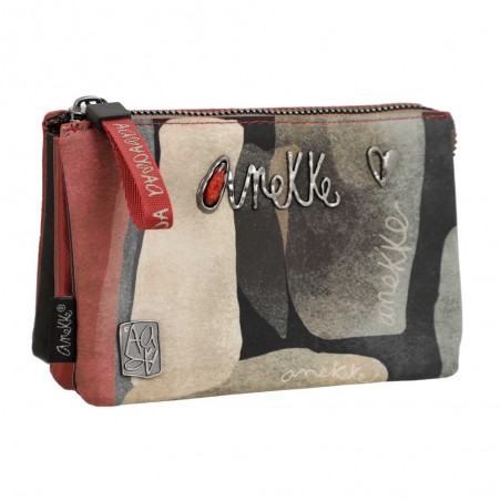 Anekke | Trousse triple multifonctions "Imaginary" | Porte-monnaie femme original pas cher