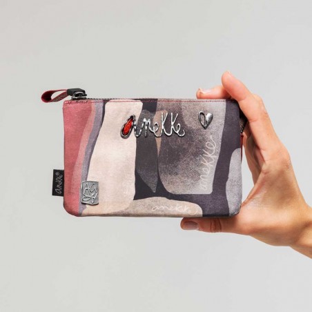 Anekke | Trousse triple multifonctions "Imaginary" | Porte-monnaie femme original pas cher