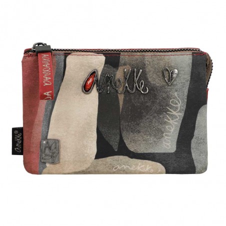 Anekke | Trousse triple multifonctions "Imaginary" | Porte-monnaie femme original pas cher