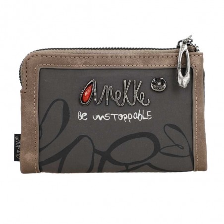 Anekke | Portefeuille compact souple "Imaginary" - S | Petit porte-cartes et monnaie femme style original