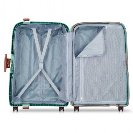 DELSEY Paris | Valise soute M 69cm "Moncey" vert amande | Bagage sécurisé robuste Delsey pas cher