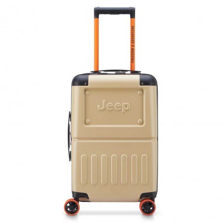 JEEP | Valise cabine S extensible JH002B sable chaud | Bagage petit format style baroudeur