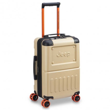 JEEP | Valise cabine S extensible JH002B sable chaud | Bagage petit format style baroudeur