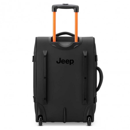 JEEP | Sac de voyage trolley S JS007C bruine grise | Valise cabine style baroudeur