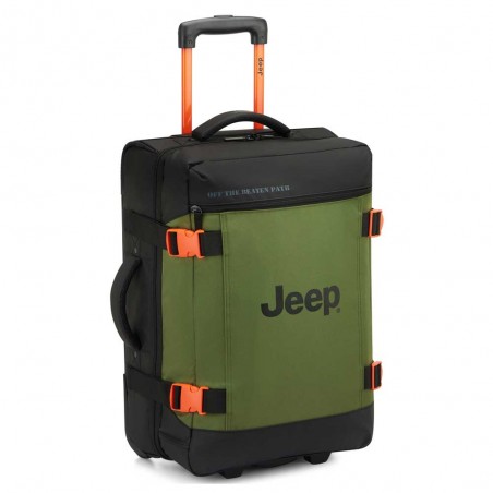 JEEP | Sac de voyage trolley S JS007C vert plantation | Valise cabine style baroudeur