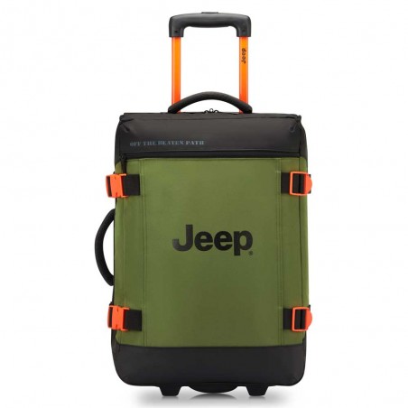 JEEP | Sac de voyage trolley S JS007C vert plantation | Valise cabine style baroudeur