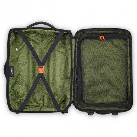 JEEP | Sac de voyage trolley S JS007C vert plantation | Valise cabine style baroudeur