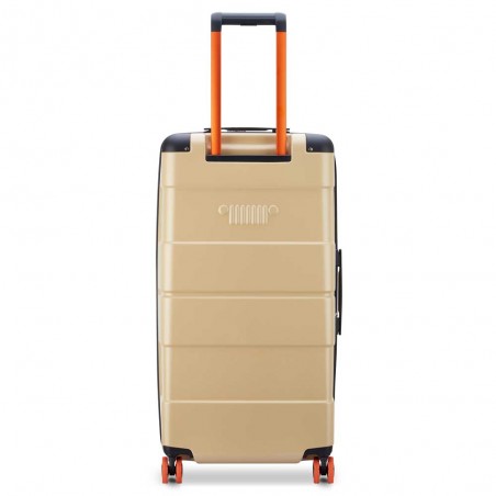 JEEP | Valise trunk XL extensible JH002B sable chaud | Bagage style malle grande taille robuste style baroudeur