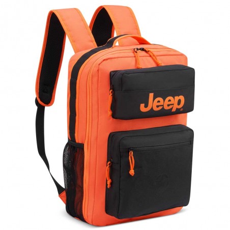 JEEP | Sac à dos multifonctions JS015B orange | Sac à dos voyage ordinateur style baroudeur