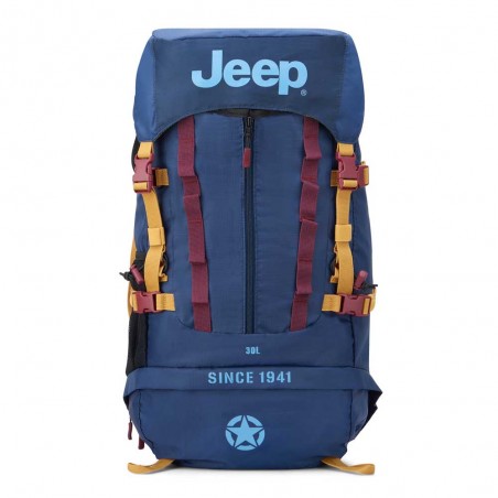 JEEP | Sac à dos randonnée JS017A bleu | Sac à dos de voyage style baroudeur