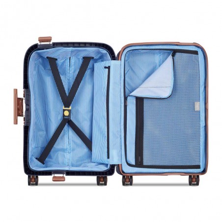 DELSEY | Valise cabine 4 roues 55cm "Moncey" coloris encre | Bagage cabine vol low cost pas cher