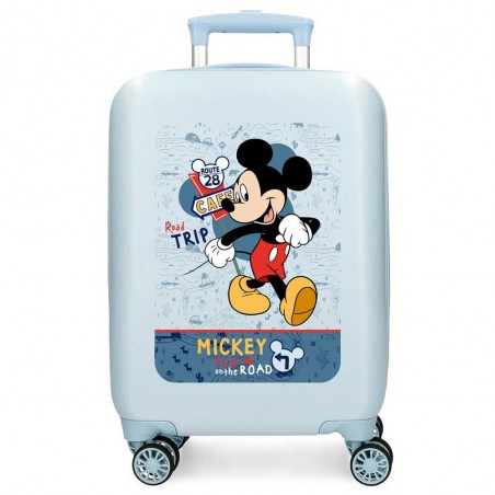 Disney | Valise enfant Mickey "Road Trip" bleu | Bagage cabine pas cher