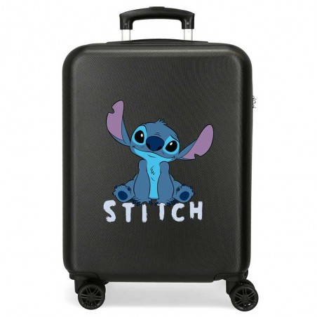 Disney | Valise cabine Stitch "Cute" noir | Bagage enfant original pas cher