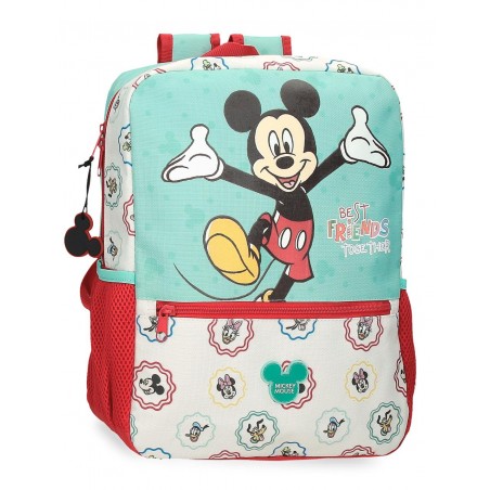 Disney | Sac à dos maternelle Mickey "Best Friends Together" | Sac enfant scolaire et loisirs pas cher