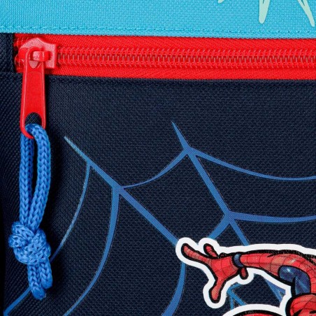 Marvel | Sac à dos maternelle Spiderman "Totally awesome" | Sac garçon scolaire loisirs dessin animé pas cher