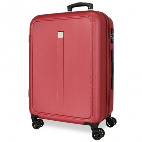 Roll Road | Valise extensible 68cm "New Camboya" rouge | Bagage taille moyenne coque rigide pas cher