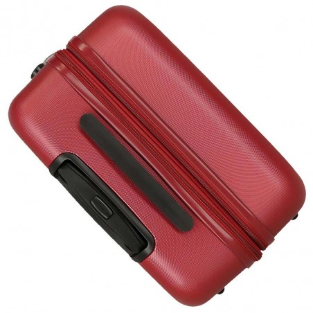 Roll Road | Valise extensible 68cm "New Camboya" rouge | Bagage taille moyenne coque rigide pas cher