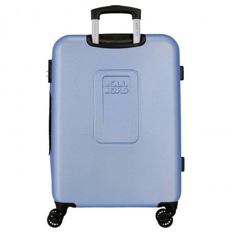 Roll Road | Valise extensible 68cm "New Camboya" bleu | Bagage taille moyenne coque rigide pas cher