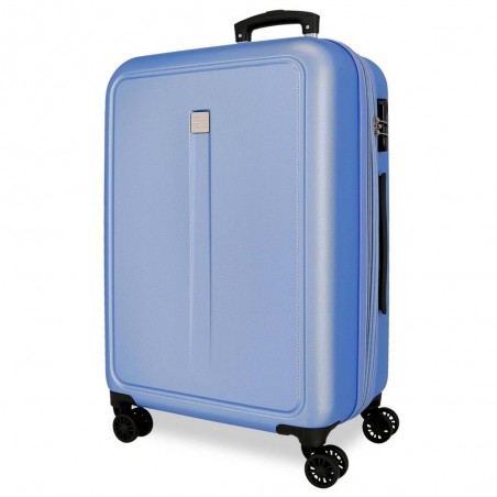 Roll Road | Valise extensible 68cm "New Camboya" bleu | Bagage taille moyenne coque rigide pas cher