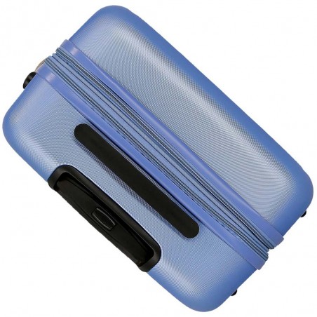 Roll Road | Valise extensible 68cm "New Camboya" bleu | Bagage taille moyenne coque rigide pas cher