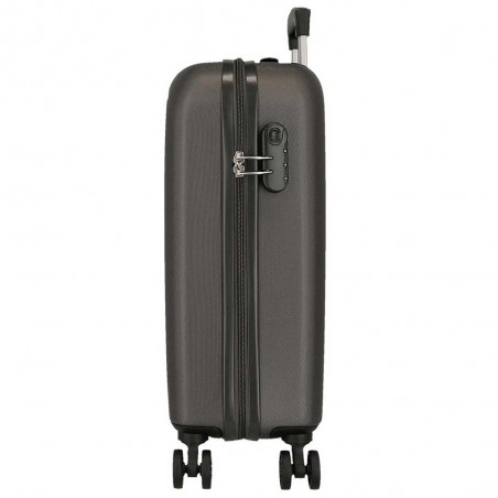 ROLL ROAD | Valise cabine 55cm "New Camboya" anthracite | Bagage cabine 4 roues coque rigide pas cher