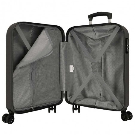 ROLL ROAD | Valise cabine 55cm "New Camboya" anthracite | Bagage cabine 4 roues coque rigide pas cher