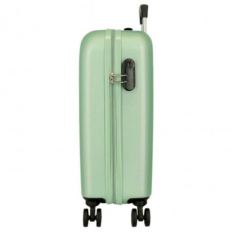 ROLL ROAD | Valise cabine 55cm "New Camboya" vert | Bagage cabine 4 roues coque rigide pas cher