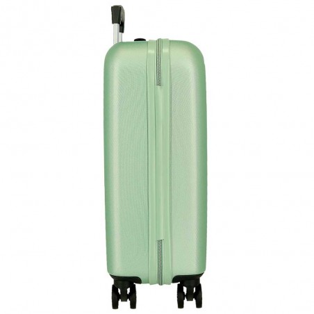 ROLL ROAD | Valise cabine 55cm "New Camboya" vert | Bagage cabine 4 roues coque rigide pas cher