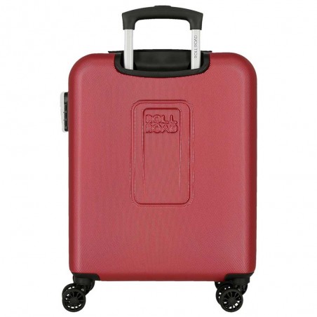 ROLL ROAD | Valise cabine 55cm "New Camboya" rouge | Bagage cabine 4 roues coque rigide pas cher