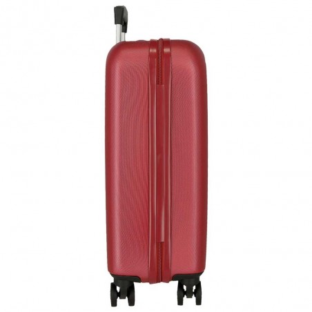 ROLL ROAD | Valise cabine 55cm "New Camboya" rouge | Bagage cabine 4 roues coque rigide pas cher