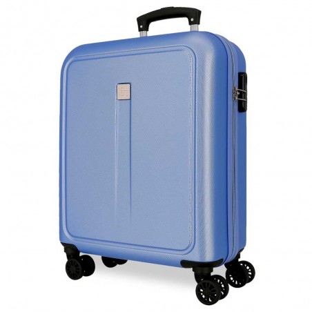 ROLL ROAD | Valise cabine 55cm "New Camboya" bleu | Bagage cabine 4 roues coque rigide pas cher