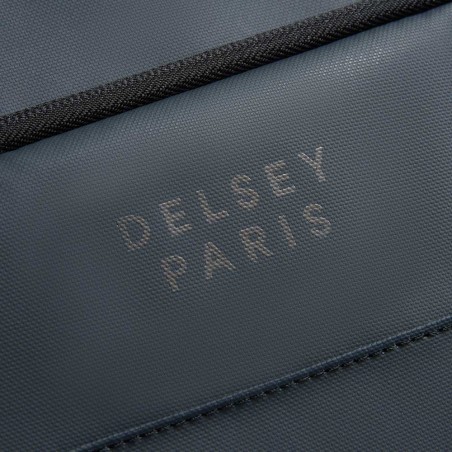 DELSEY Paris | Pilot-case cabine 17 pouces imperméable "Parvis Plus" gris | Malette business à roulettes