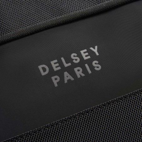 DELSEY Paris | Pilot-case cabine 17 pouces "Parvis Plus" noir | Malette business à roulettes