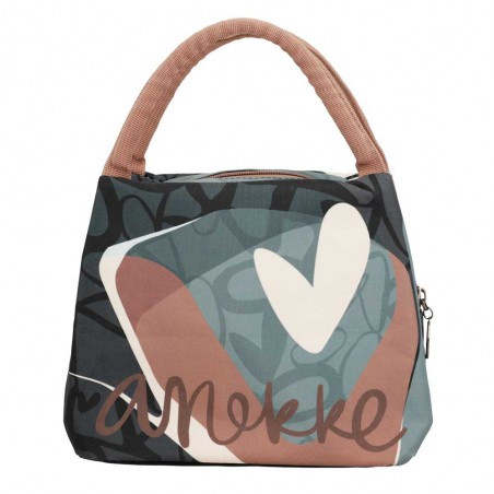 Anekke | Sac repas petit format "Heartbeat" | Petit sac isotherme lunch box original pas cher