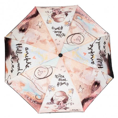 Anekke | Parapluie pliant automatique "Hollywood" | Parapluie de poche design original pas cher