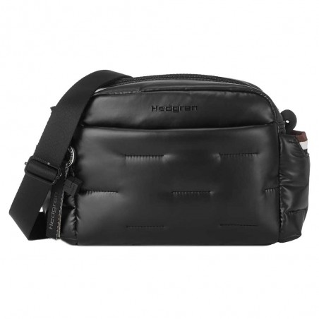 HEDGREN | Sac bandoulière "Cozy" noir | Sac crossbody femme original léger haute qualité