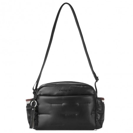 HEDGREN | Sac bandoulière "Cozy" noir | Sac crossbody femme original léger haute qualité