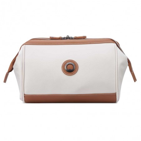 DELSEY | Trousse de toilette Chatelet Air 2.0 angora | Trousse beauté femme large ouverture sac médecin haute qualité luxe