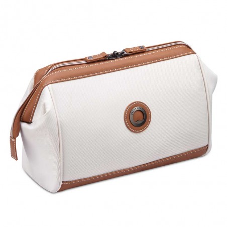 DELSEY | Trousse de toilette Chatelet Air 2.0 angora | Trousse beauté femme large ouverture sac médecin haute qualité luxe