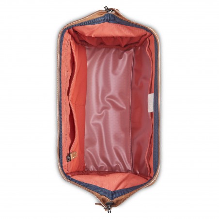 DELSEY | Trousse de toilette Chatelet Air 2.0 marine | Trousse beauté femme large ouverture sac médecin haute qualité luxe