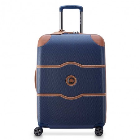 DELSEY Paris | Valise soute M 66cm Chatelet Air 2.0 marine | Bagage taille moyenne femme haute qualité luxe