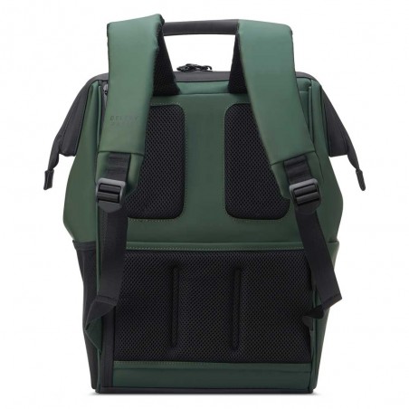 DELSEY Paris | Sac à dos 14 pouces "Turenne" vert army | Sac ordinateur imperméable design urbain haute qualité