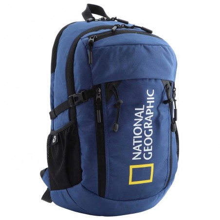 NATIONAL GEOGRAPHIC | Sac à dos "Canyon" bleu | Sac ordinateur 15 pouces en polyester recyclé