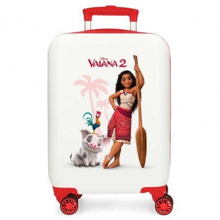 DISNEY | Valise enfant Vaiana "Vaiana And Friends" | Bagage cabine décor dessin animé fille princesse pas cher