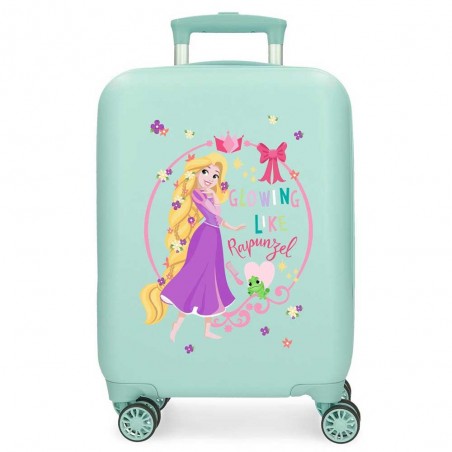 DISNEY | Valise enfant Raiponce "Celebration" turquoise | Bagage cabine fille princesse dessin animé pas cher